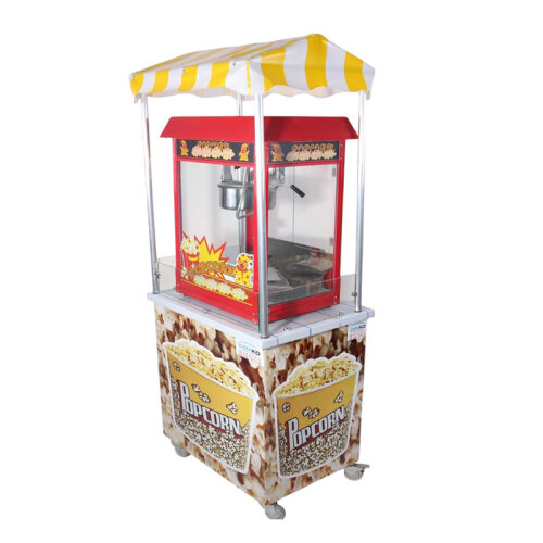 Cemko 1009 Ürgüp Arabalı Patlamış Mısır Makinesi, 50x70x190 cm - 5