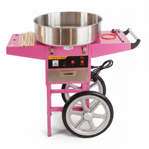 Cemko 1053 Fethiye Arabalı Pamuk Şeker Makinesi, 95x70x52 cm - Cemko