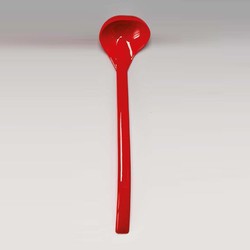 Zicco PDF-350 Double Sided Polycarbonate Sauce Ladle, 25 cm, Red - Zicco