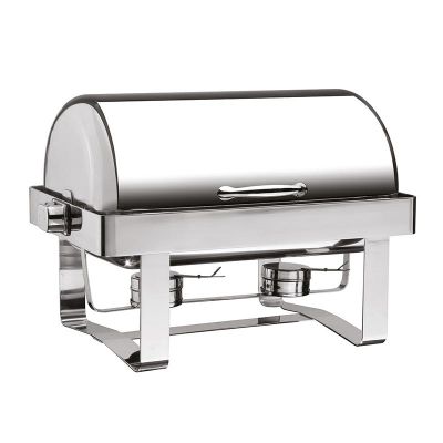 Öztiryakiler Chafing Dish Kap, 180 Derece Açılır, Düz Ayak, Jel Yakıtlı - 1