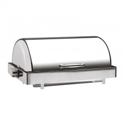 Öztiryakiler Düz Ayak Açılır Kızaklı Chafing Dish, 64x41x42 cm, Elektrikli - Öztiryakiler