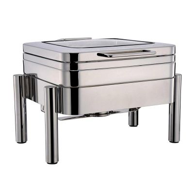 Öztiryakiler Dikdörtgen Chafing Dish, 6 L, Jel Yakıtlı - 1