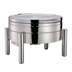 Öztiryakiler Yuvarlak Chafing Dish, 6 L, 55x45 mm - Öztiryakiler