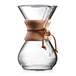 Chemex Ahşap Tutacaklı, 6 Cup 600 ml - Chemex