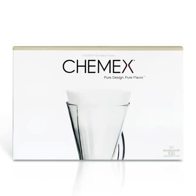 ورق ترشيح Chemex، لطراز 3 أكواب، 100 قطعة - Chemex