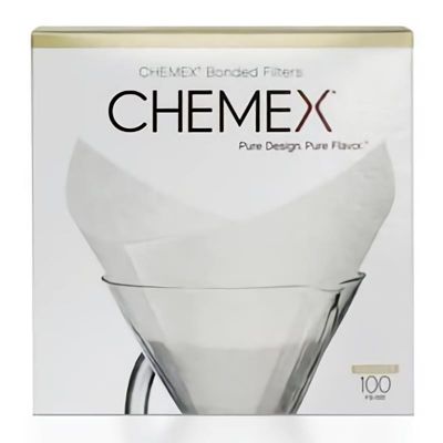 ورق ترشيح Chemex، لطراز 6-8 أكواب، 100 قطعة - Chemex
