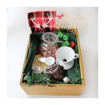 Christmas V60 Coffee Brewing Set Wooden Gift Box - Cafemarkt