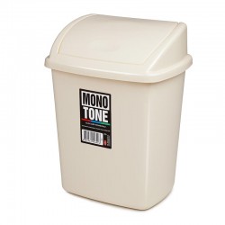 Bora Plastik Click Çöp Kovası, No: 2, 8 L, Beyaz - Bora Plastik