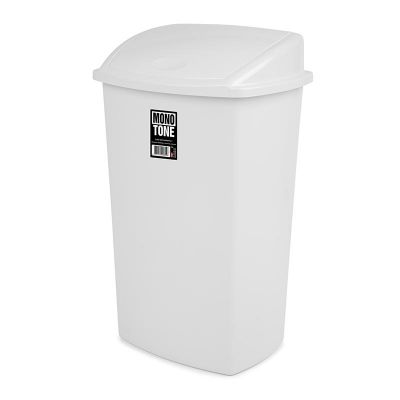 Bora Plastik Click Çöp Kovası, No: 7, 73L, Beyaz - 1