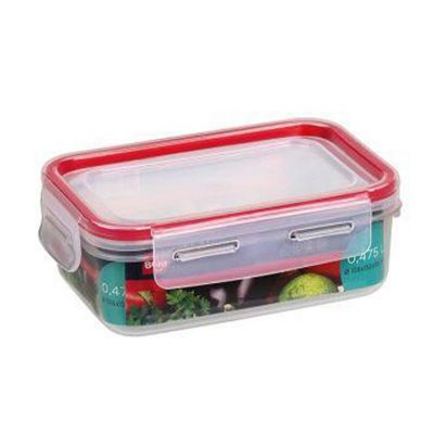 Bora Plastik Click Dikdörtgen Saklama Kabı, 475 ml - 1