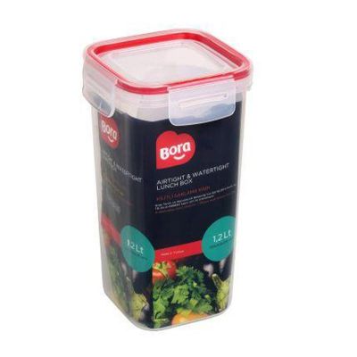 Bora Plastik Click Uzun Saklama Kabı, 1.2 L - 1