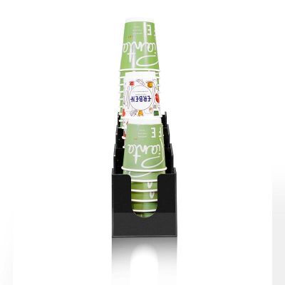 Coffeetech Bardaklık ve Kapaklık Standı, Pleksi, 106x314x200 mm - 2