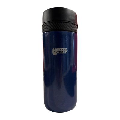 Coffeetech Çift Cidarlı Paslanmaz Çelik Termos, 450 ml, Lacivert - Coffeetech