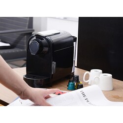 Coffeetech Grand Maestro Kapsül Kahve Makinesi, Nespresso Kapsül Uyumlu, Siyah - Thumbnail