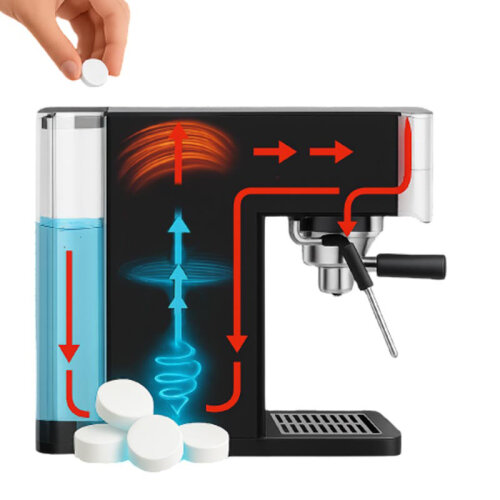 CoffyTab A001-2 Kahve Makinesi Temizleme Tableti, 10 Adet - 2