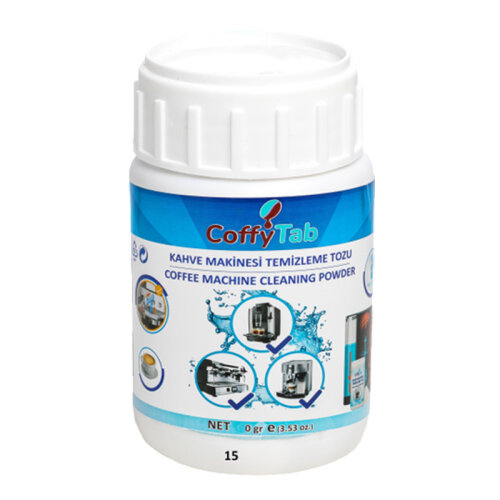 CoffyTab A001-3 Kahve Makinesi Temizleme Tozu, 150 gr - 1