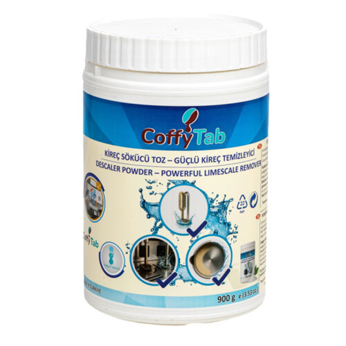 CoffyTab A001-8 Kireç Temizleyici Toz, 900 gr - CoffyTab