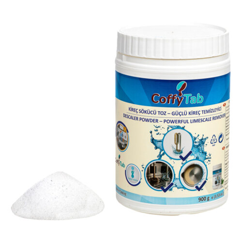 CoffyTab A001-8 Kireç Temizleyici Toz, 900 gr - 2