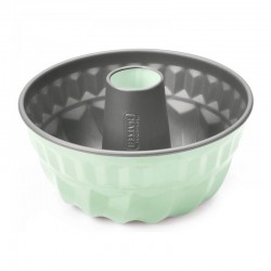 Kaiser Colour Borulu Kek Kalıbı, 22 cm, Yeşil - Kaiser