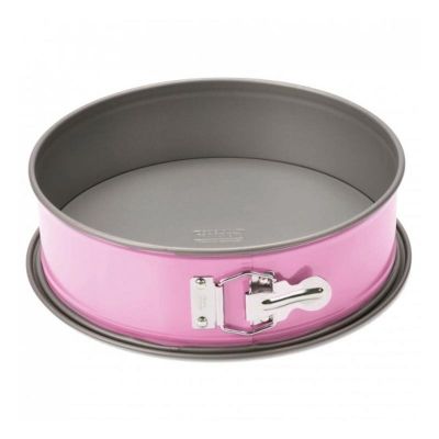Kaiser Colour Kek Kalıbı, Kelepçeli, 26 cm, Pembe - 1