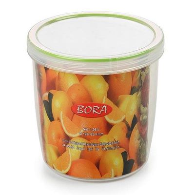 Bora Plastik Saklama Kabı, Contalı, Vidalı, 1050 ml, No: 9, 1.06 L - 1