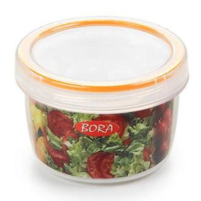 Bora Plastik Saklama Kabı, Contalı, Vidalı, 250 ml, No: 1, 0.25 L - 1