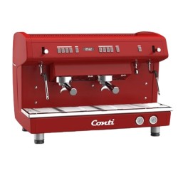Conti Monaco X-ONE TCI Evo Fully Automatic Espresso Machine, 2 Groups, Red - Conti Monaco