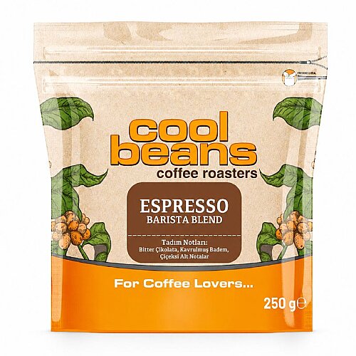 Cool Beans Barista Blend Espresso Kahve Çekirdeği, 250 gr - Cool Beans