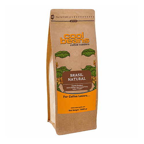 Cool Beans Brasil Natural Kahve Çekirdeği, 1000 gr - Cool Beans