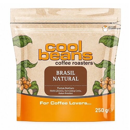 Cool Beans Brasil Natural Kahve Çekirdeği, 250 gr - Cool Beans