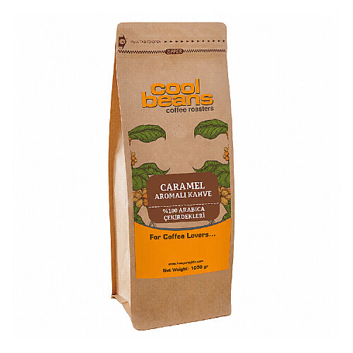 Cool Beans Caramel Aromalı Kahve Çekirdeği, 1000 gr - Cool Beans