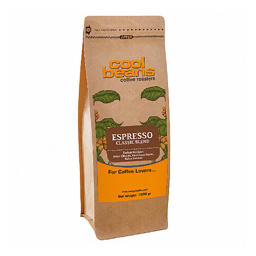 Cool Beans Classic Blend Espresso Kahve Çekirdeği, 1000 gr - Cool Beans