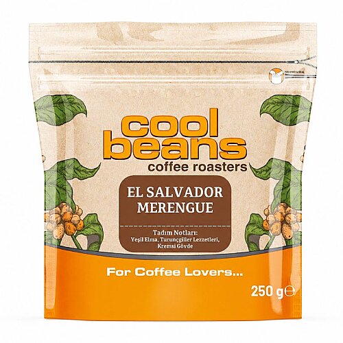 Cool Beans El Salvador Merengue Kahve Çekirdeği, 250 gr - Cool Beans