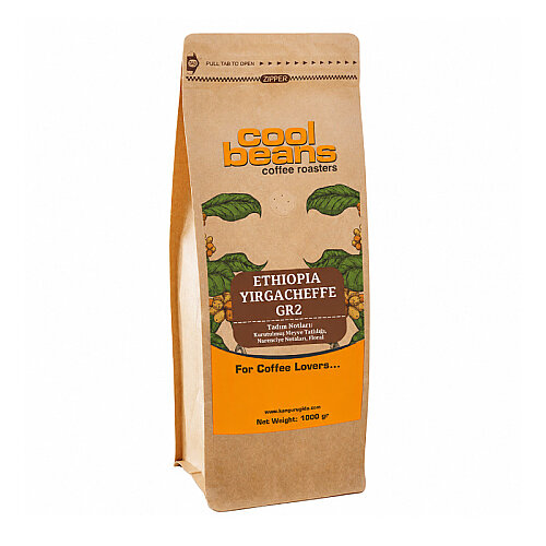 Cool Beans Ethiopia Yirgacheffe Gr2 Kahve Çekirdeği, 1000 gr - Cool Beans