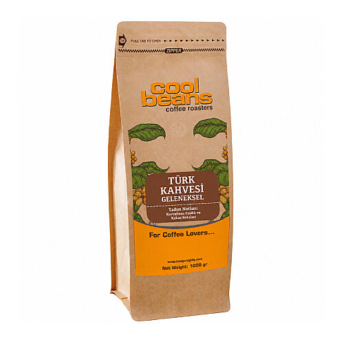 Cool Beans Geleneksel Öğütülmüş Türk Kahvesi, 1000 gr - Cool Beans