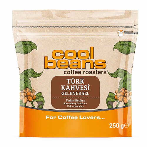 Cool Beans Geleneksel Türk Kahvesi Çekirdeği, 250 gr - Cool Beans