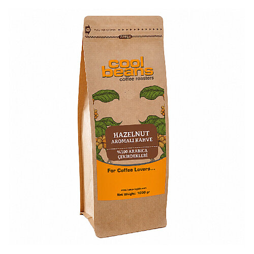 Cool Beans Hazelnut Aromalı Kahve Çekirdeği, 1000 gr - Cool Beans