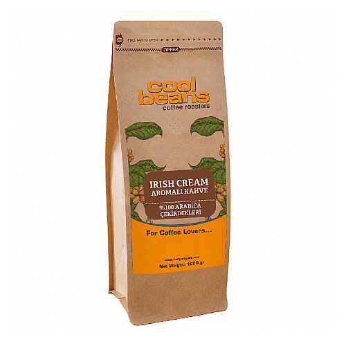 Cool Beans Irish Cream Aromalı Kahve Çekirdeği, 1000 gr - Cool Beans
