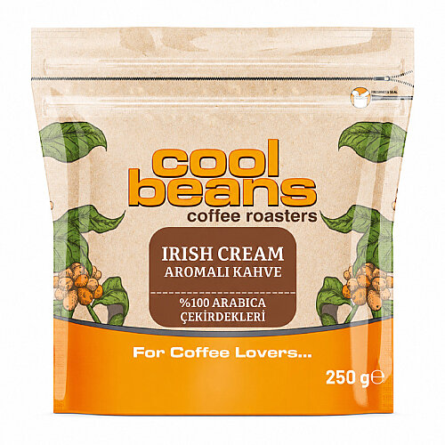 Cool Beans Irish Cream Aromalı Kahve Çekirdeği, 250 gr - Cool Beans