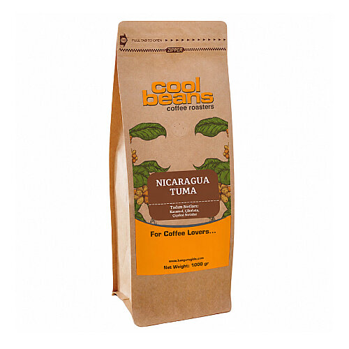 Cool Beans Nicaragua Tuma Kahve Çekirdeği, 1000 gr - Cool Beans