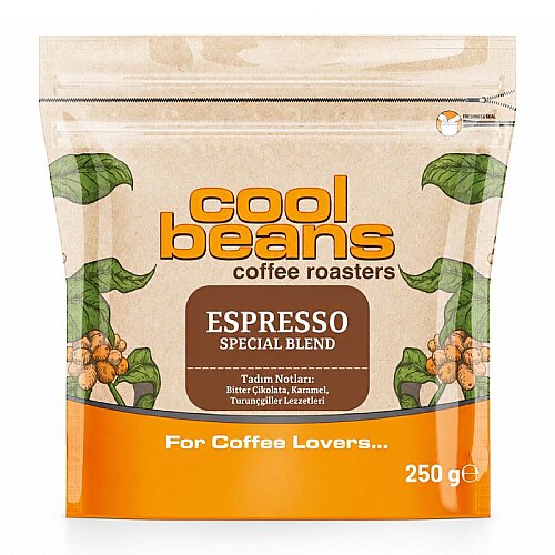 Cool Beans Special Blend Espresso Kahve Çekirdeği, 250 gr - Cool Beans