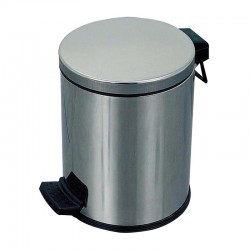 Öztiryakiler Kapaklı Paslanmaz Çöp Kovası, 5 L - Öztiryakiler