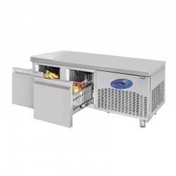 CSA CS-CIK 2-700 Cihaz Altı Derin Dondurucu, 2 Çekmeceli, 135 L - CSA Inox