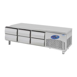 CSA CS-CIK 3-700 Cihaz Altı Derin Dondurucu, 6 Çekmeceli, 210 L - CSA Inox