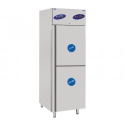 CSA CS-DBNL-702 Upright Refrigerator & Freezer, 2 Doors, 700 L - CSA Inox