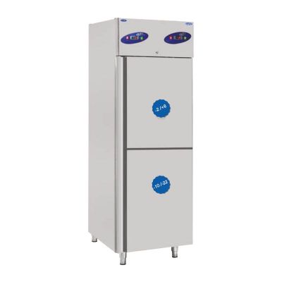 CSA CS-DBNLK-700 Dik Tip Buzdolabı & Derin Dondurucu, 2 Kapılı, 700 L - 1
