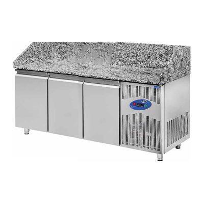 CSA CS-PIZ-200 Pizza Hazırlık Dolabı, Granit Tablalı, 615 L - 1