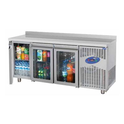 CSA CS-TEK 3-600-C Tezgah Tipi Buzdolabı, 3 Cam Kapılı, 400 L - 1