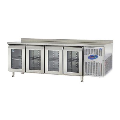 CSA CS-TEK 4-700-C Tezgah Tipi Buzdolabı, 4 Cam Kapılı, 632 L - 1
