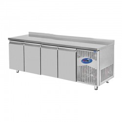 CSA CS-TEK 4-700 Tezgah Tipi Buzdolabı, 4 Kapılı, 632 L - CSA Inox